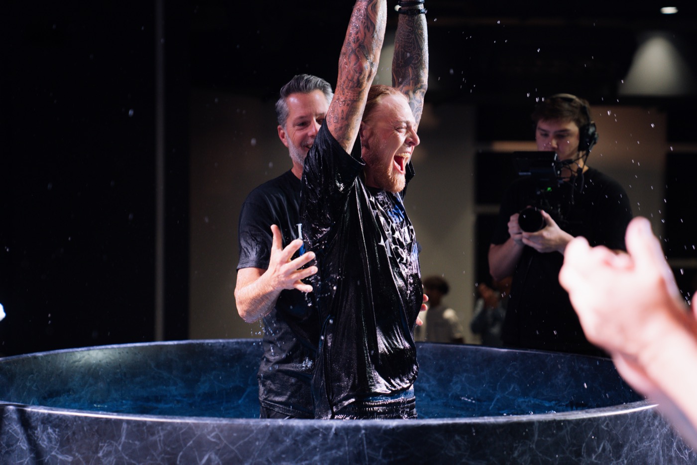 Water baptism celebration at Citymark