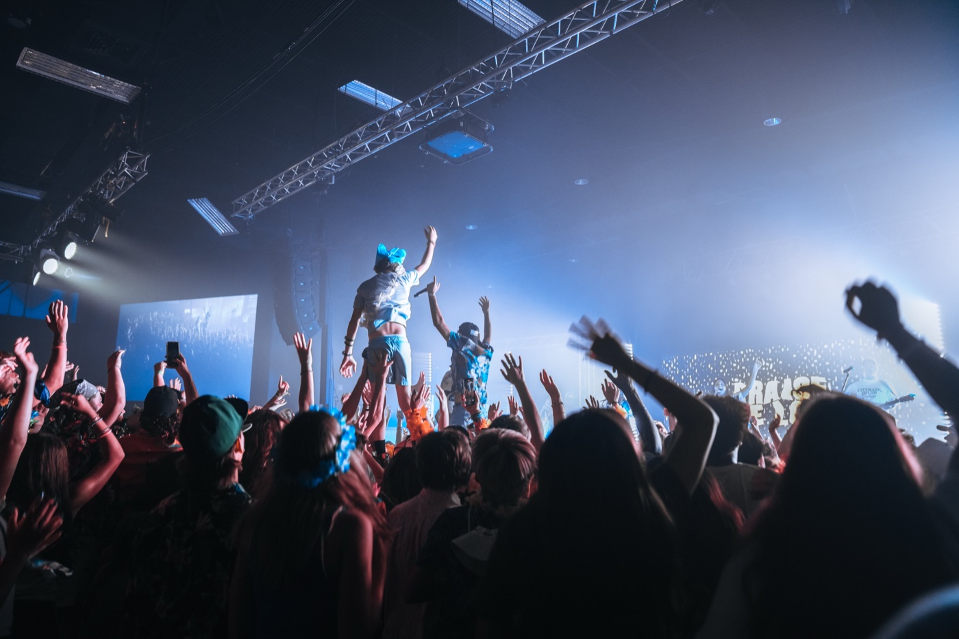 CYC students gathered in worship