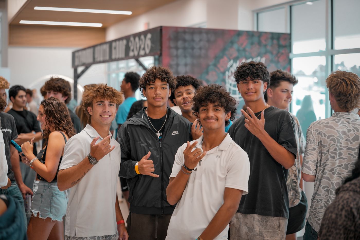 Students hanging out together at CYC